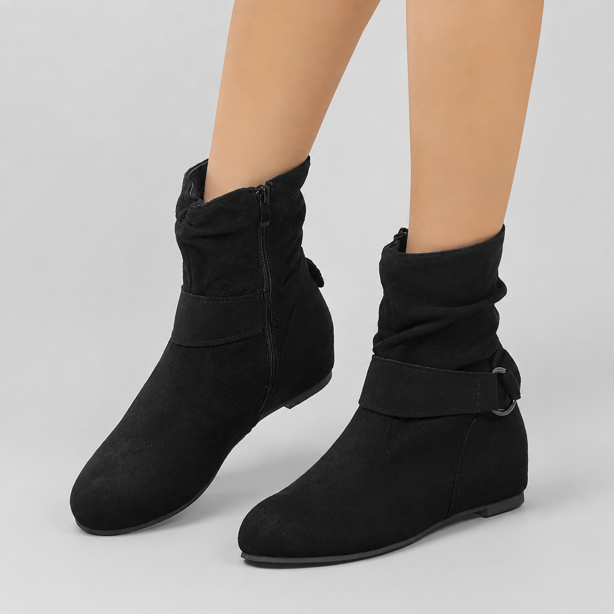 Montarello Women's Slouch Boots Ankle