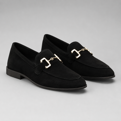 Montarello Men's Suede-Look Horsebit Slip-On Loafers