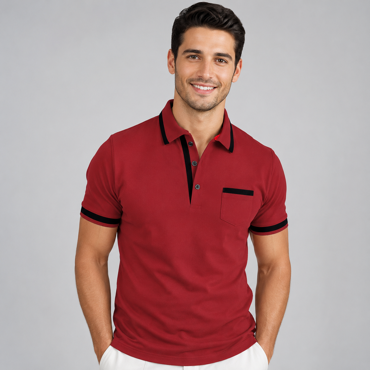 Montarello Men's Cotton Polo Shirt