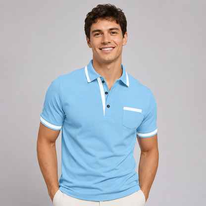 Montarello Men's Cotton Polo Shirt
