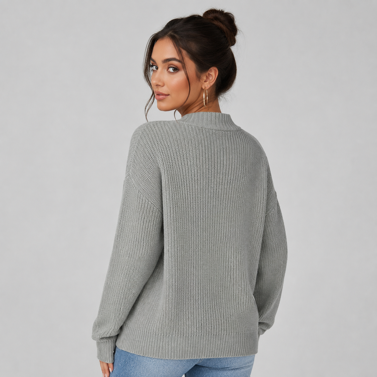 Montarello Women's V-Neck Button Front Cardigan