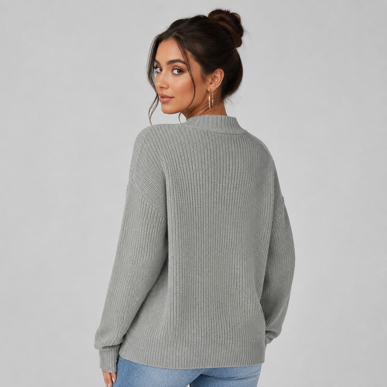 Montarello Women's V-Neck Button Front Cardigan