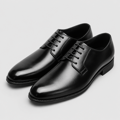 Montarello Men's Leather-Look Derby Dress Shoes