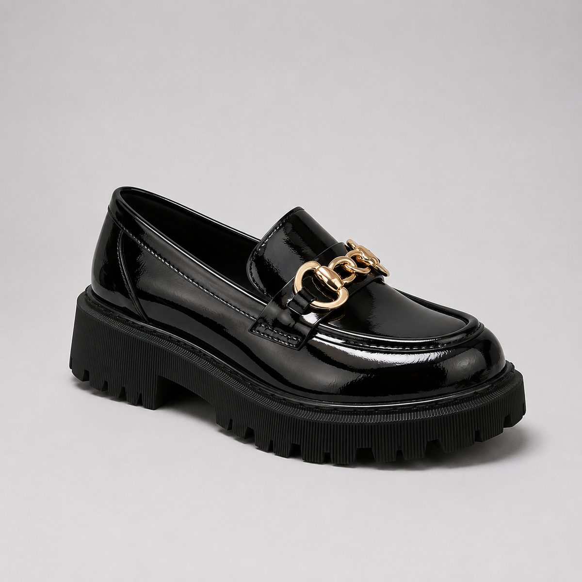 Montarello Women's Platform Loafers with Block Heel