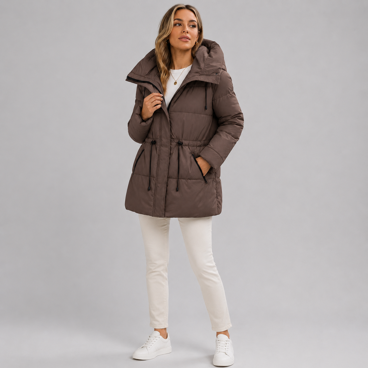 Montarello Women's Parka Jacket Padded Hooded