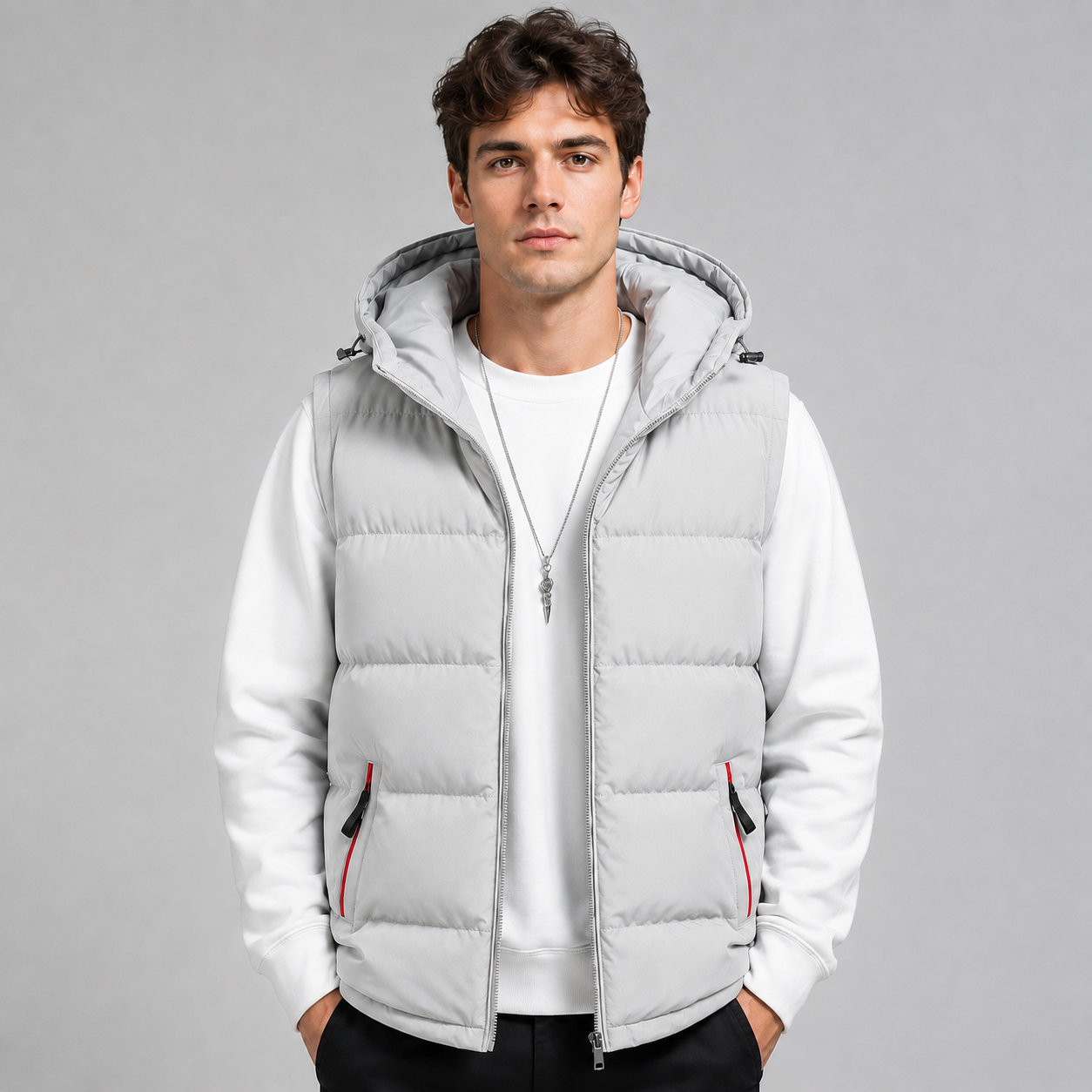 Montarello Men's Gilet Hooded Padded Bodywarmer