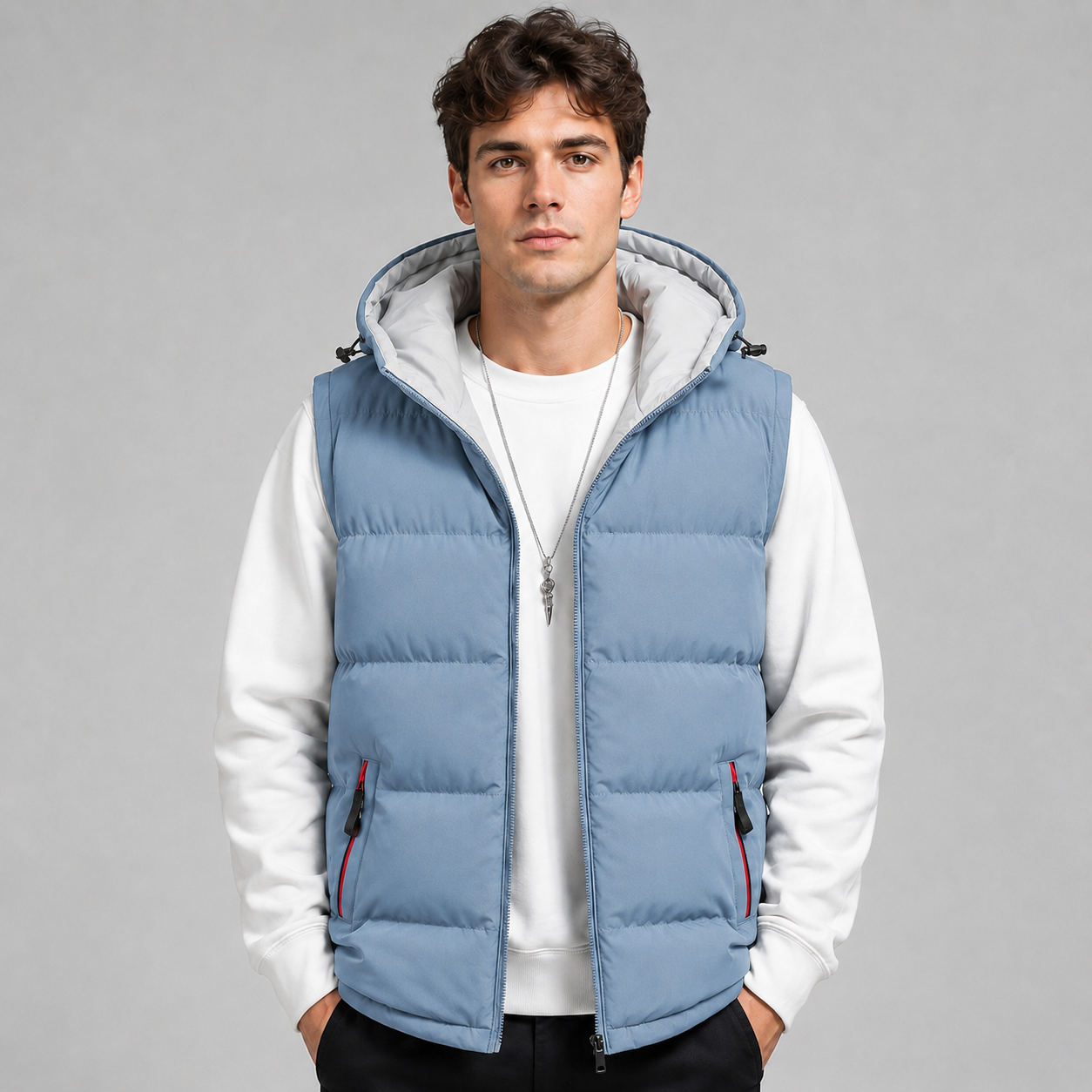 Montarello Men's Gilet Hooded Padded Bodywarmer