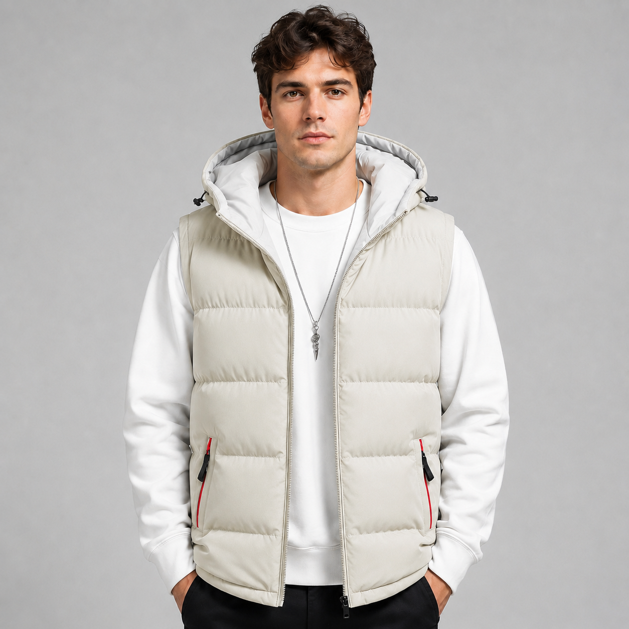 Montarello Men's Gilet Hooded Padded Bodywarmer