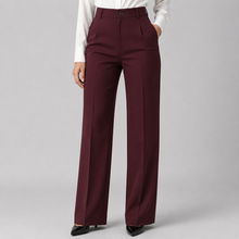 Montarello Women's High-Waisted Straight-Leg Tailored Trousers