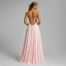 Montarello Women's Floral Lace Corset Maxi Wedding Guest Dress