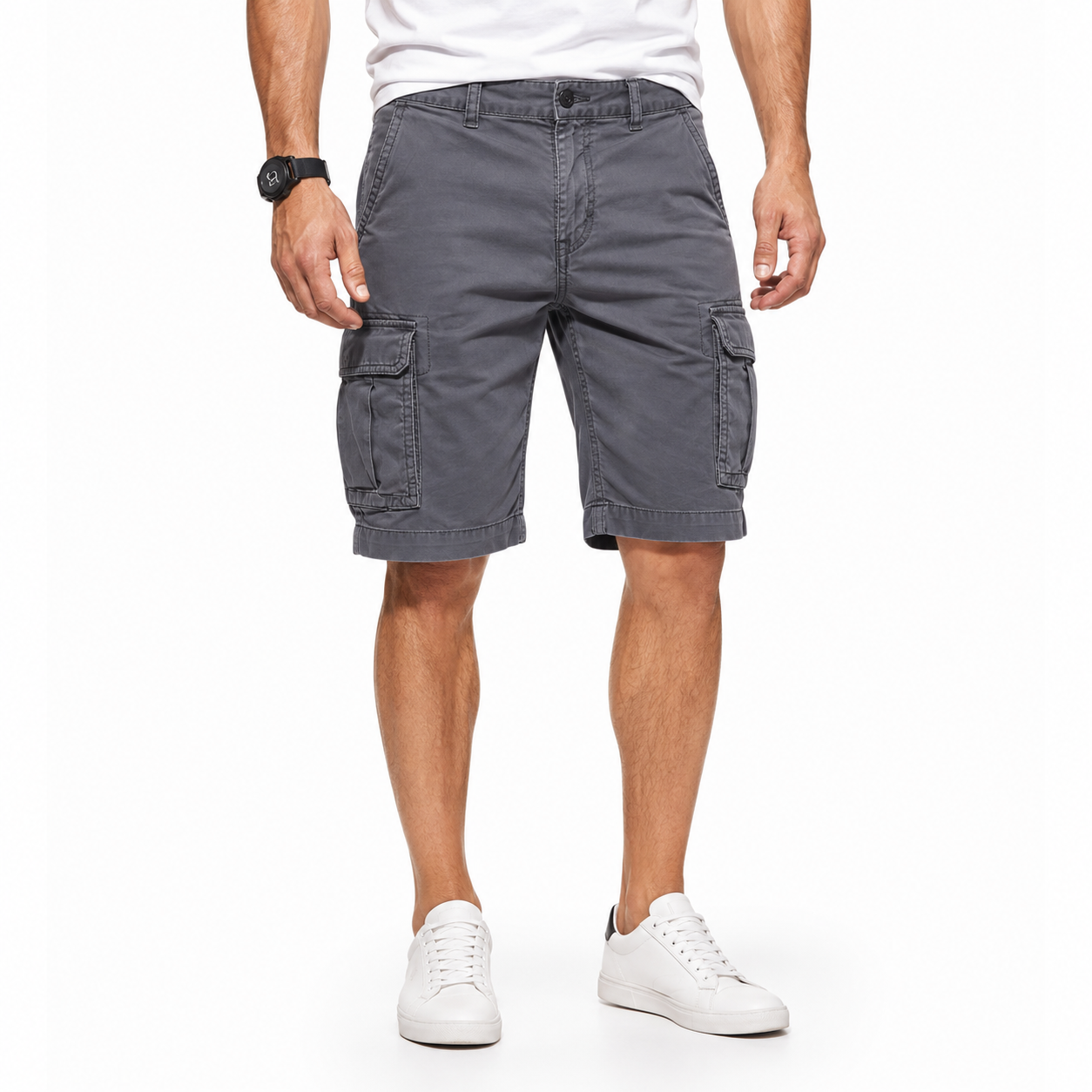 Montarello Men's Utility Cargo Multi-Pocket Lightweight Summer Shorts