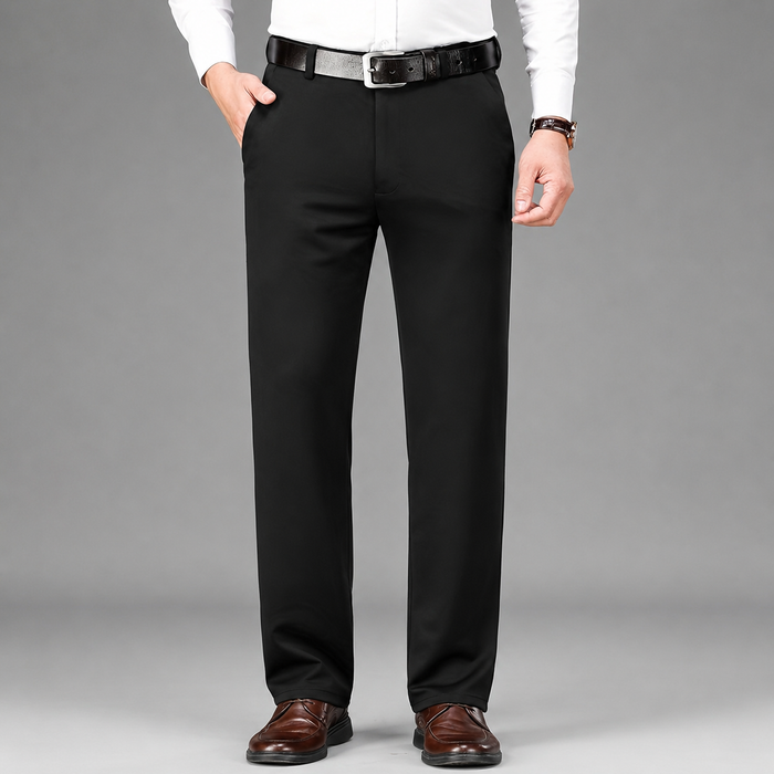 Montarello Men's Formal Trousers Straight Leg
