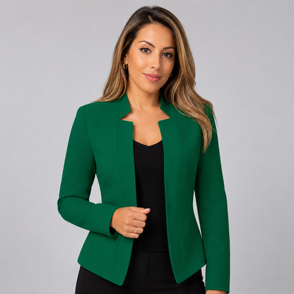 Montarello Women's Open Front Longline Blazer