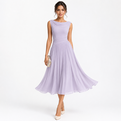 Montarello Women's Pleated Midi Dress
