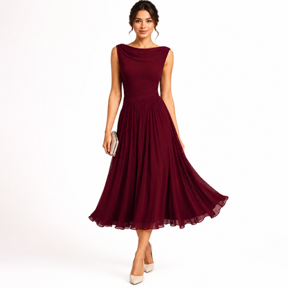 Montarello Women's Pleated Midi Dress