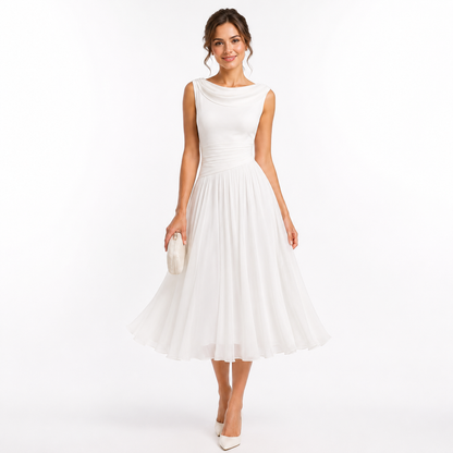 Montarello Women's Pleated Midi Dress
