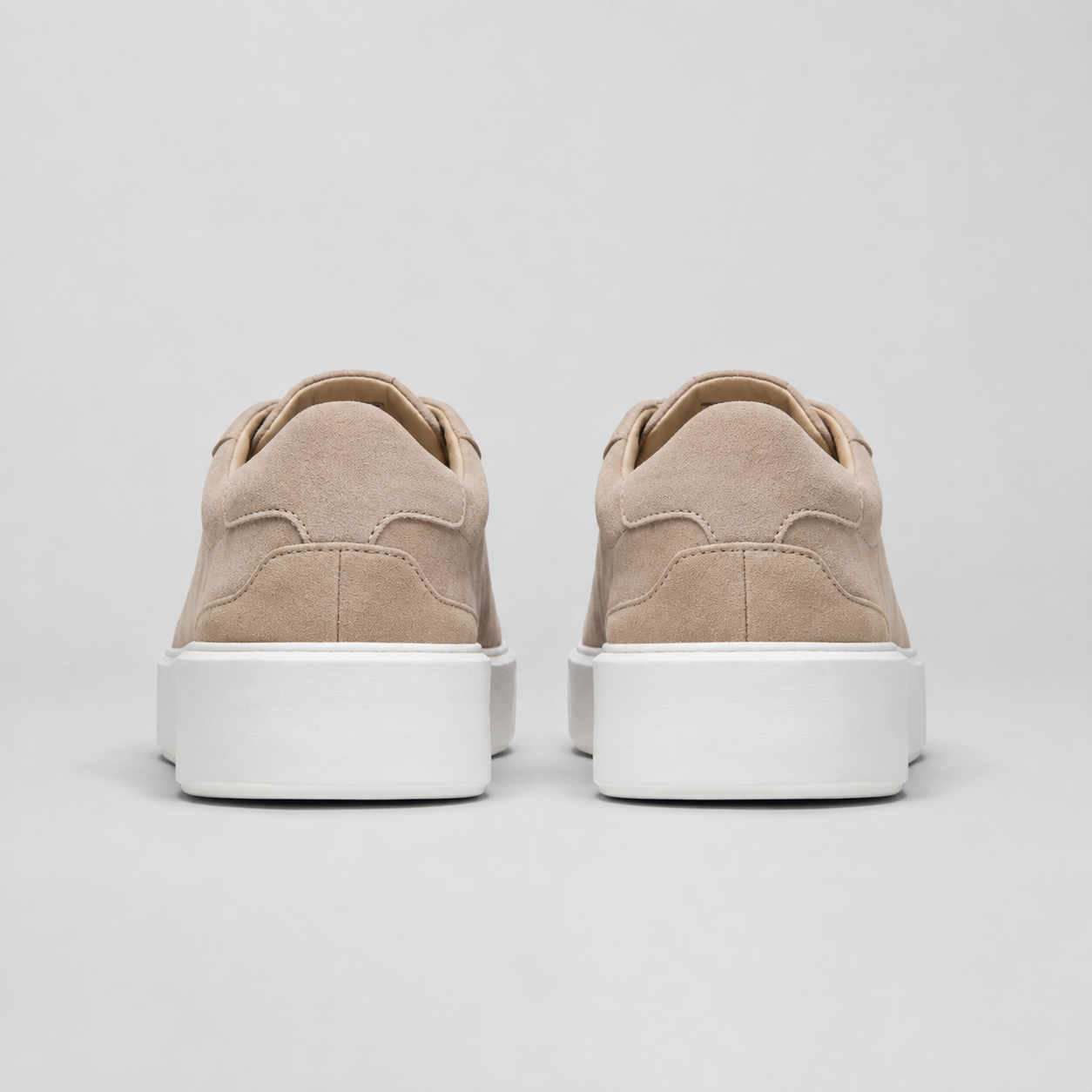 Montarello Men's Trainers Suede-Look Low Profile