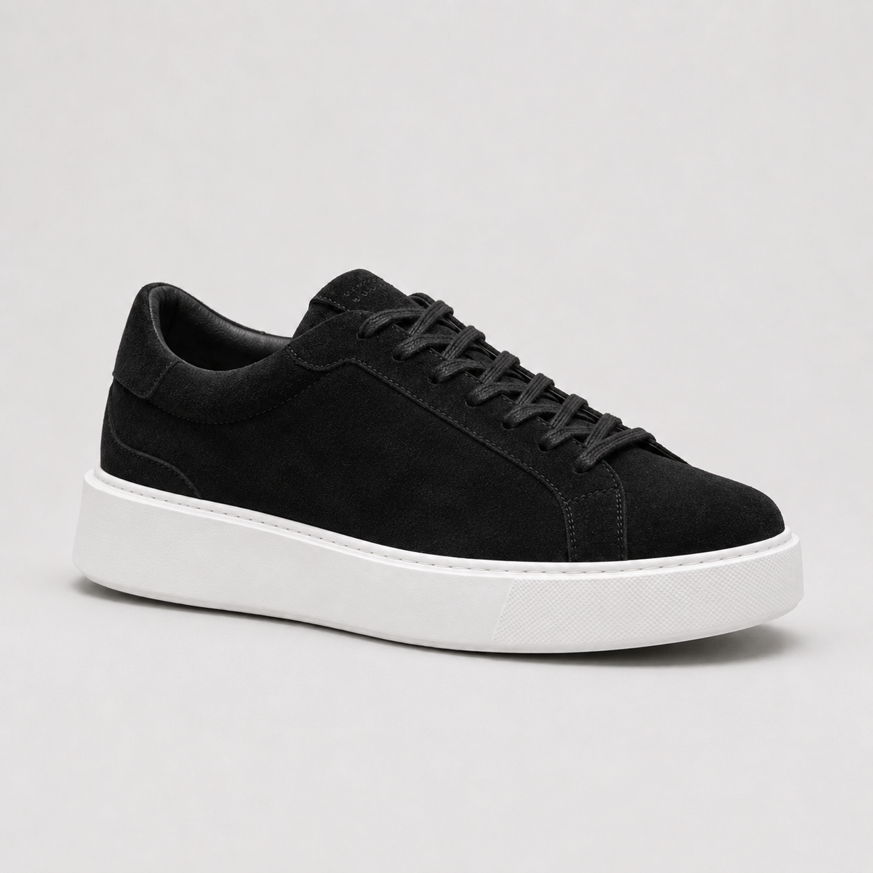 Montarello Men's Trainers Suede-Look Low Profile