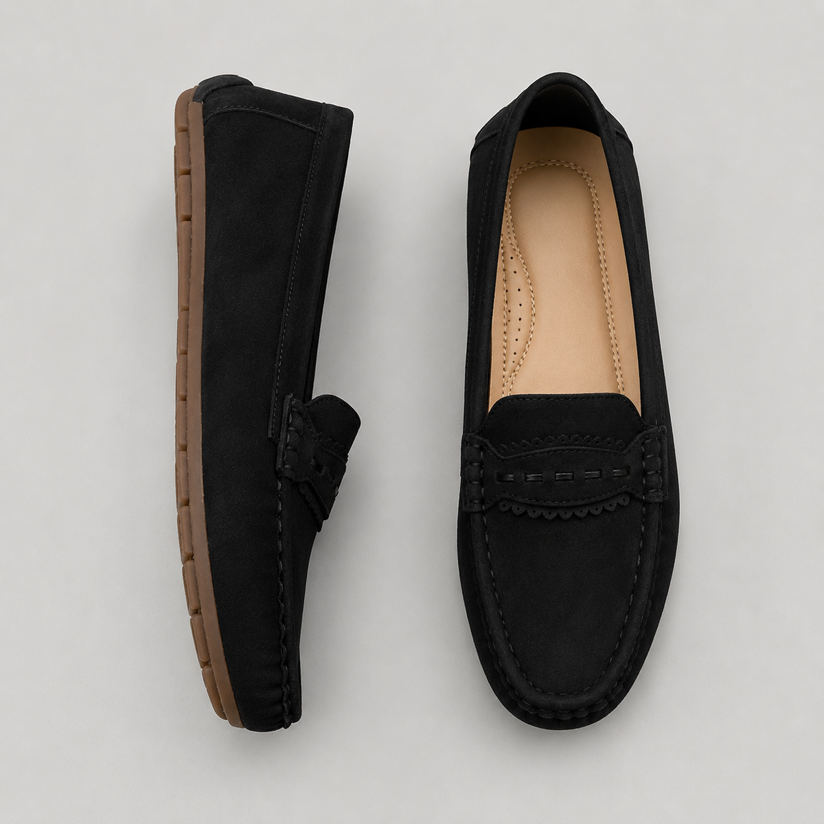 Montarello Women's Loafers with Bow Detail