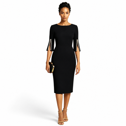 Montarello Women’s Elegant Midi Dress
