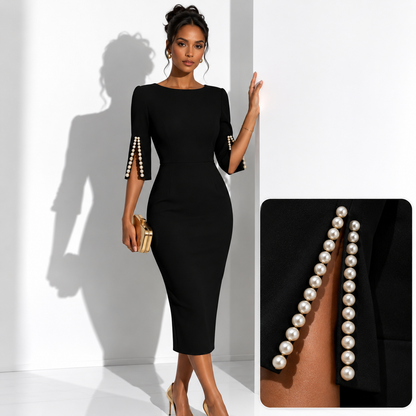Montarello Women’s Elegant Midi Dress