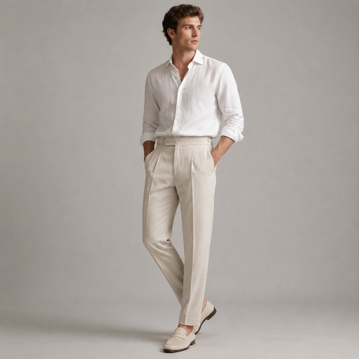Montarello Men's Tailored Fit Trousers