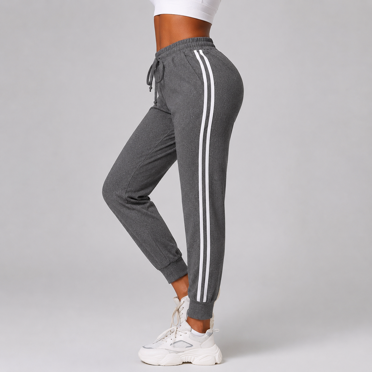 Montarello Women's Joggers High Waist Stretch