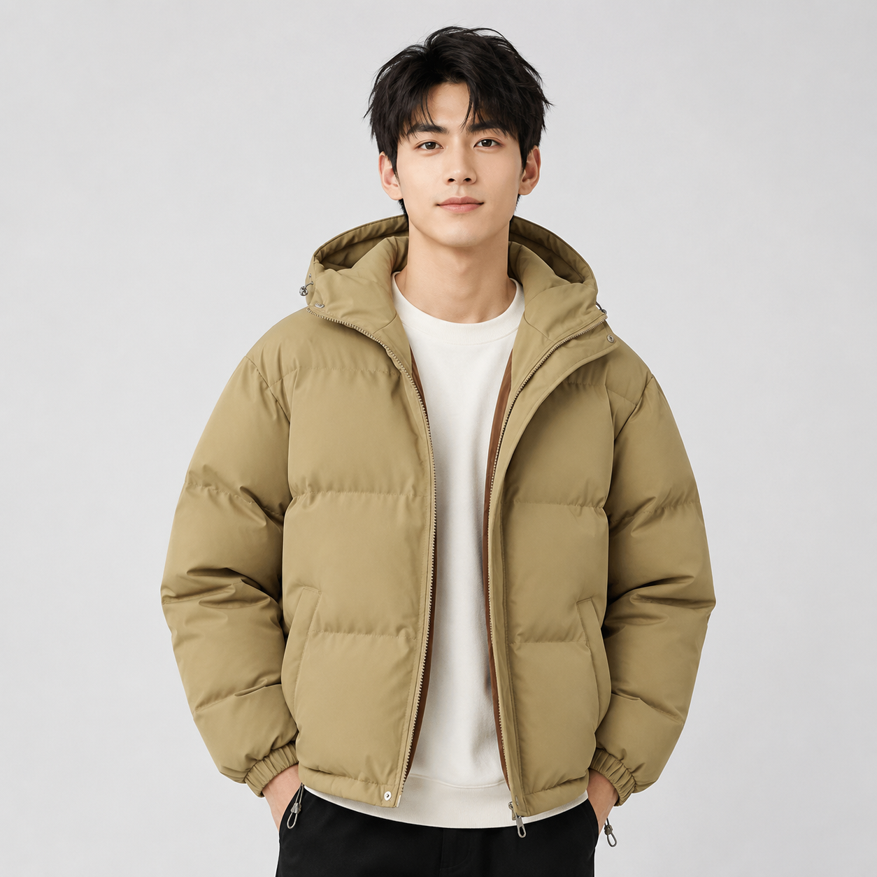Montarello Unisex Hooded Cotton Puffer Jacket