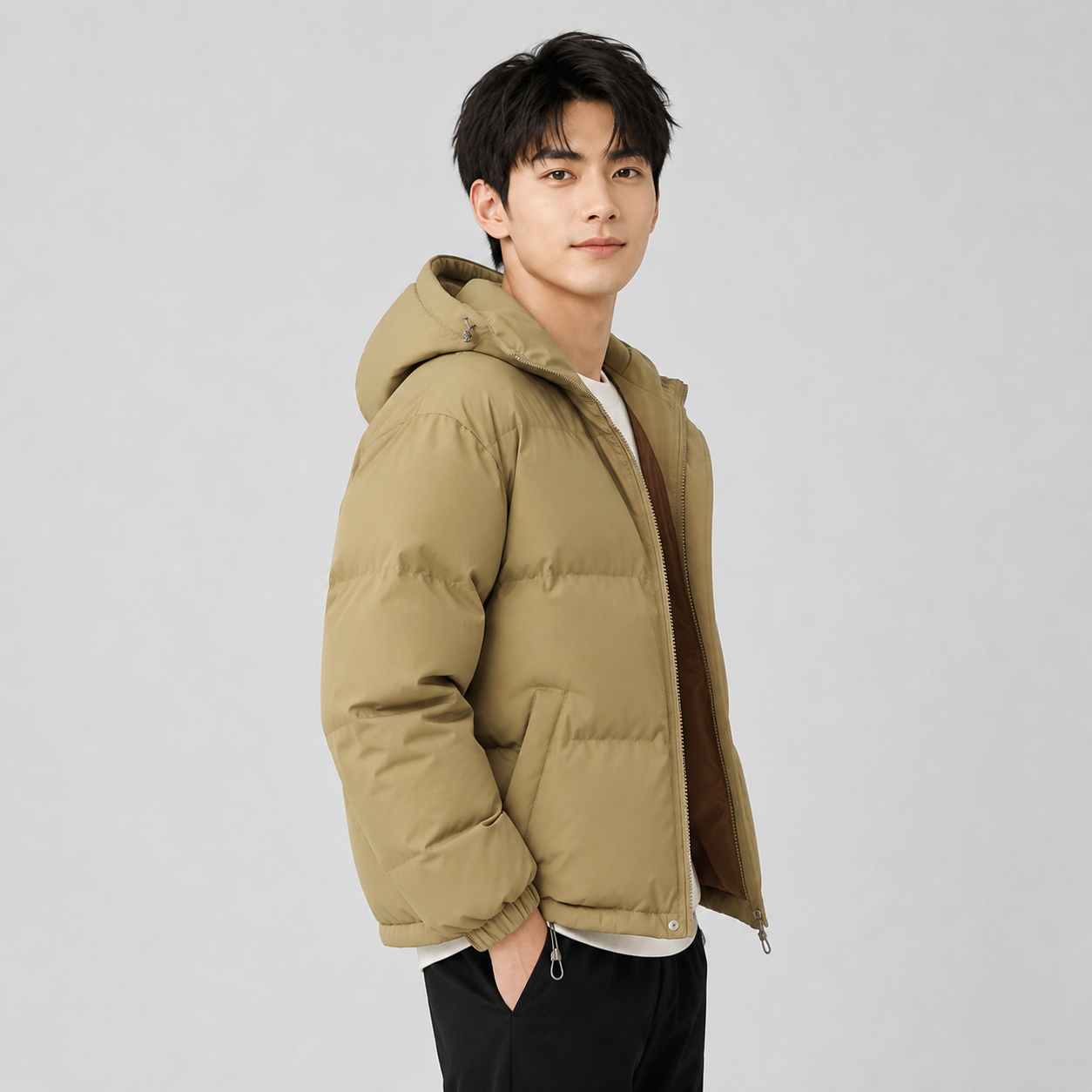 Montarello Unisex Hooded Cotton Puffer Jacket