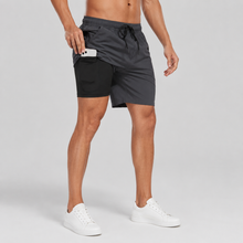 Montarello Men's Swim Shorts with Compression Liner and Pocket