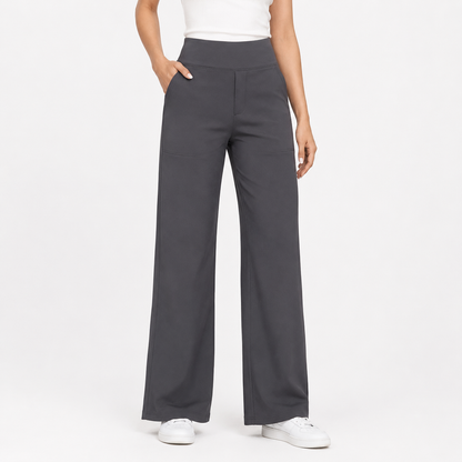 Montarello Women's High-Waist Stretch Comfort-Fit Trousers