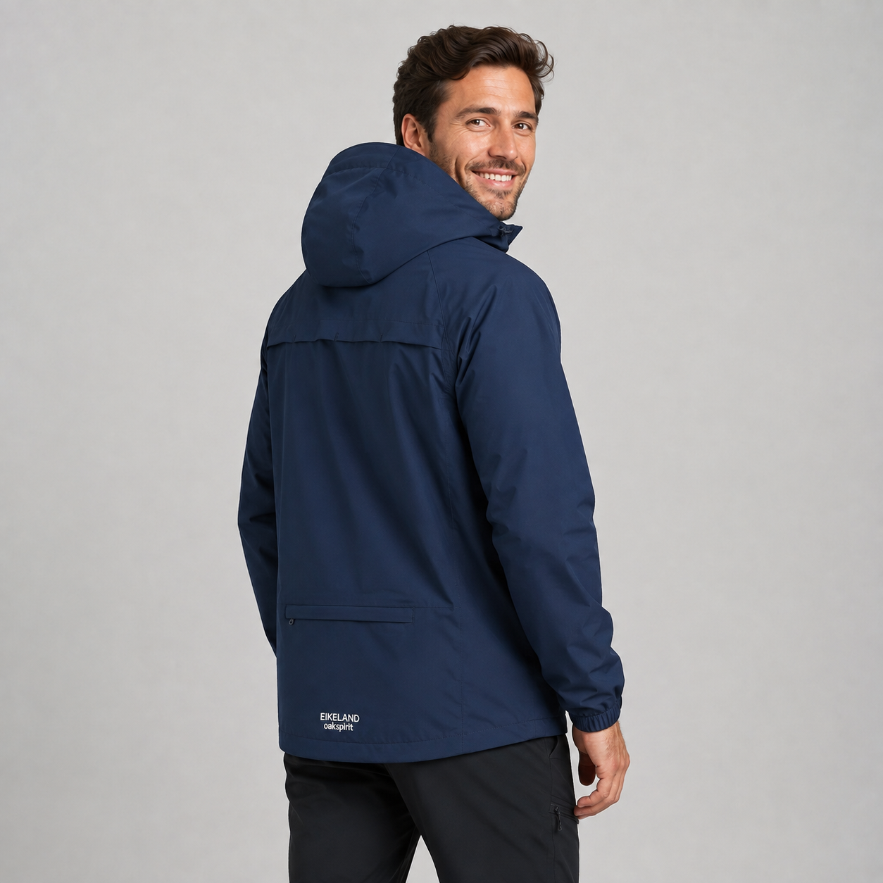 Montarello Unisex Rain Jacket Hooded Lightweight Shell