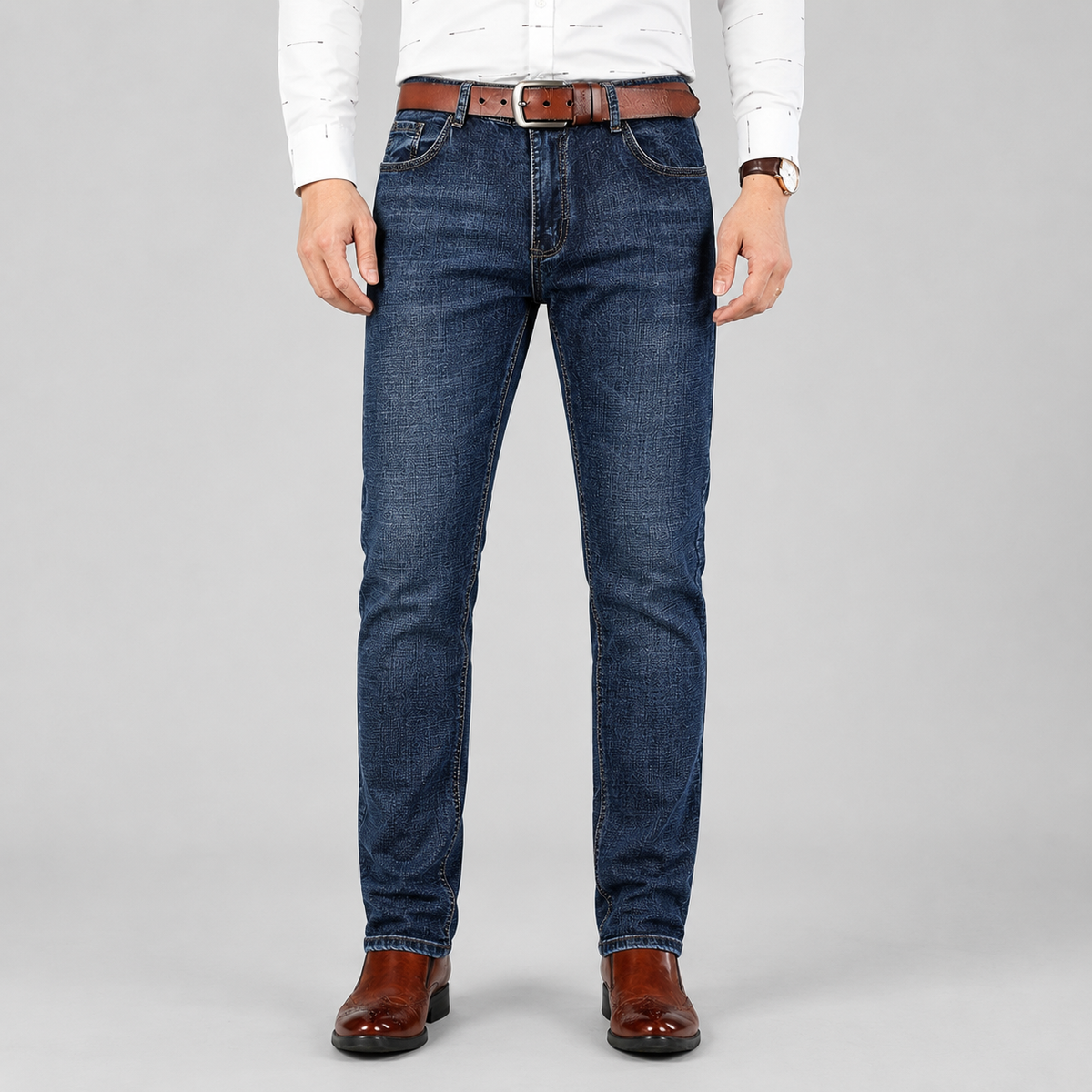 Montarello Men's Slim Fit Denim Jeans