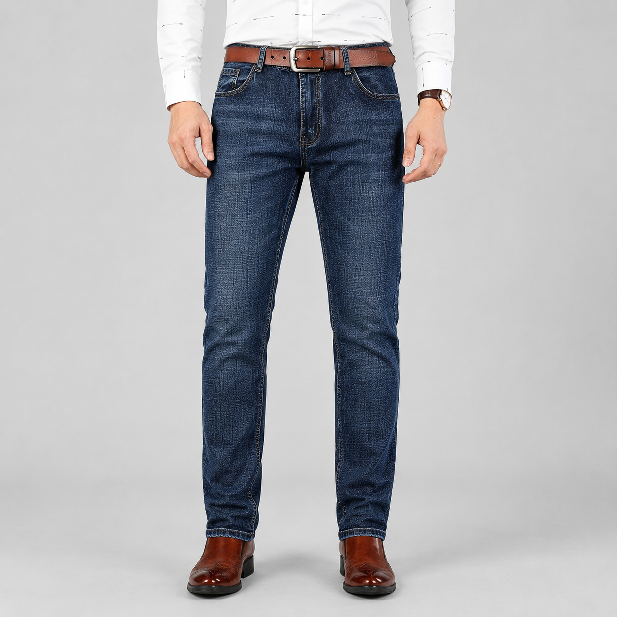 Montarello Men's Slim Fit Denim Jeans