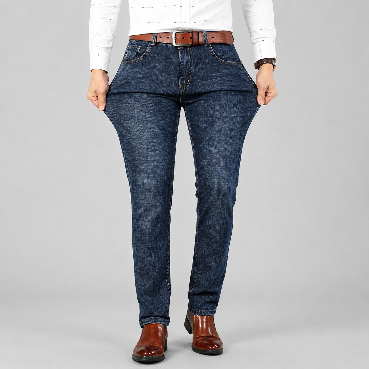 Montarello Men's Slim Fit Denim Jeans