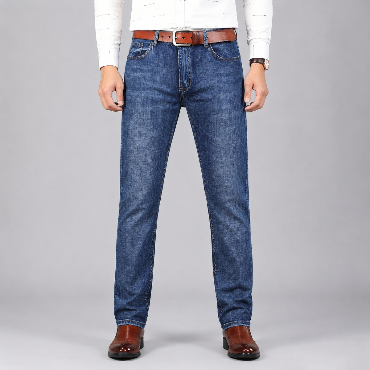 Montarello Men's Slim Fit Denim Jeans