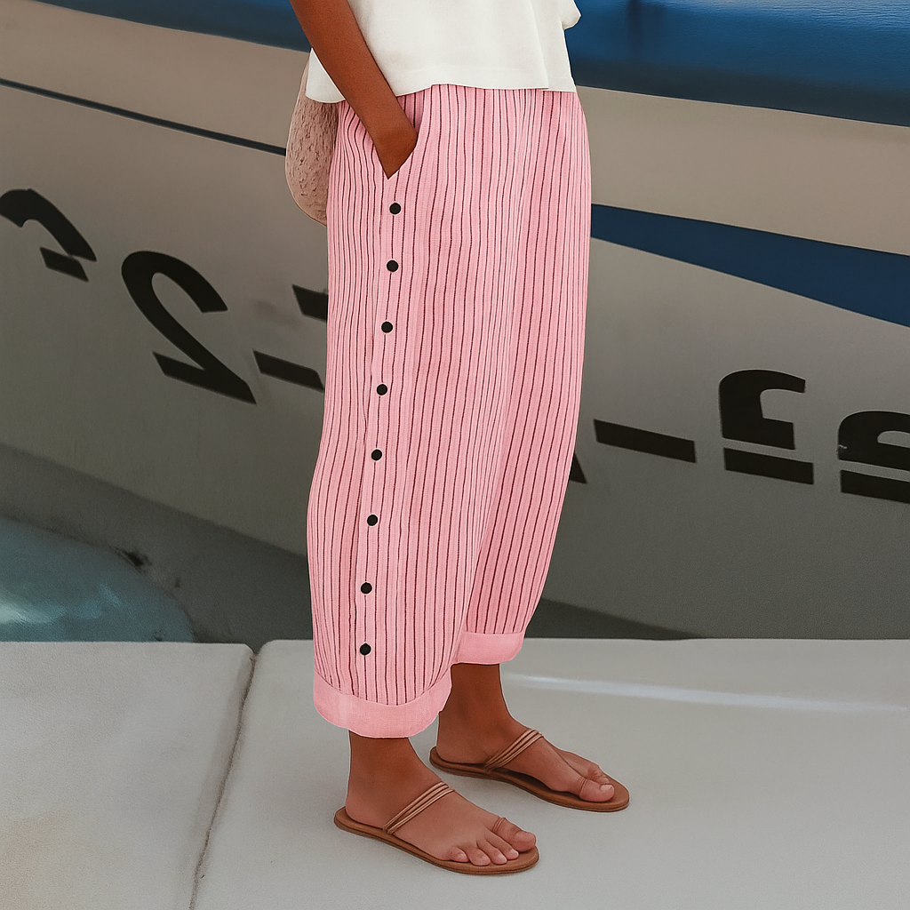 Montarello Side Pocket Straight-Leg Trousers Women's