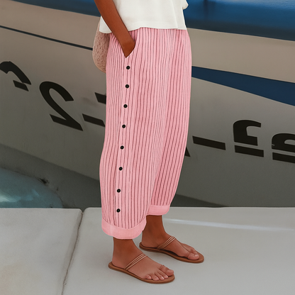 Montarello Side Pocket Straight-Leg Trousers Women's