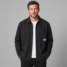 Montarello Men's Overshirt Utility Multi Pocket Cotton