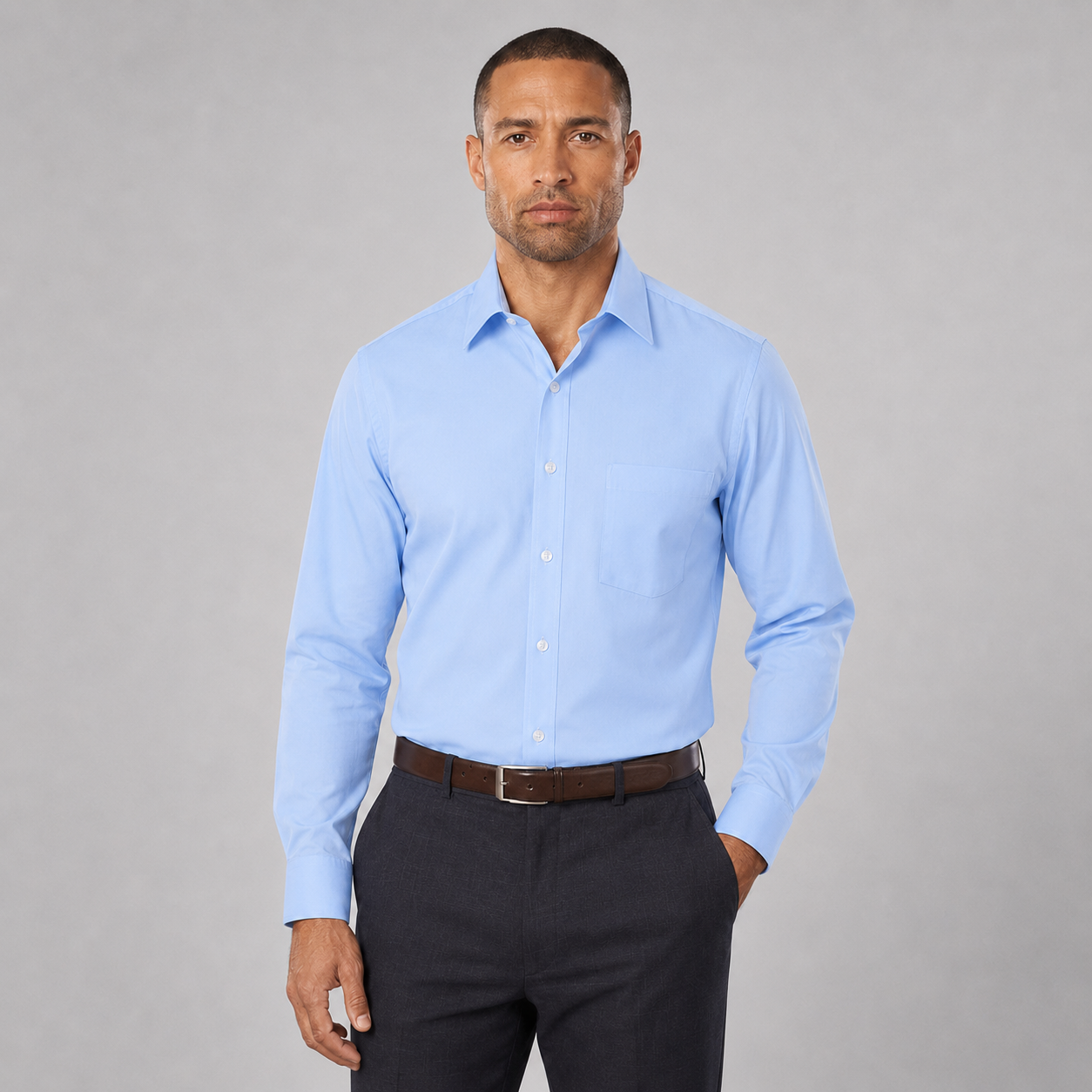 Montarello Men's Formal Shirt Long Sleeve