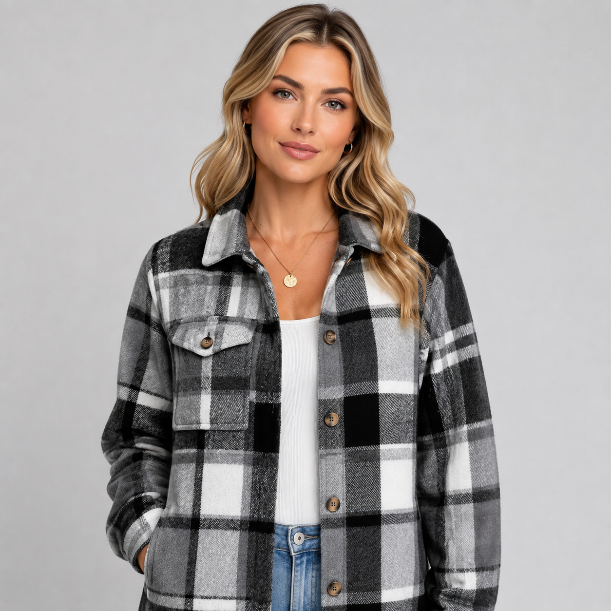 Montarello Women's Hooded Fleece Coat