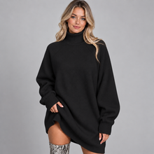 Montarello Women's Jumper Dress Oversized High Neck