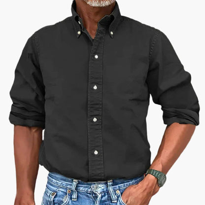 Montarello Vintage Wash Long Sleeve Shirt Men's