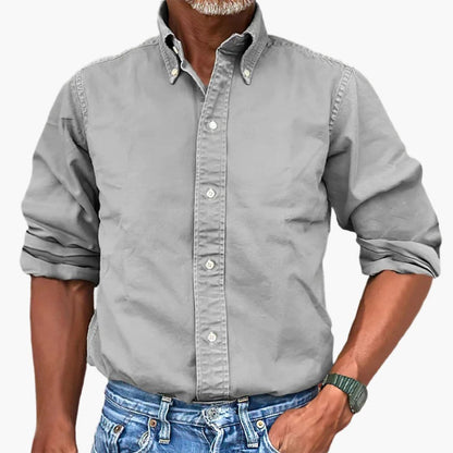 Montarello Vintage Wash Long Sleeve Shirt Men's
