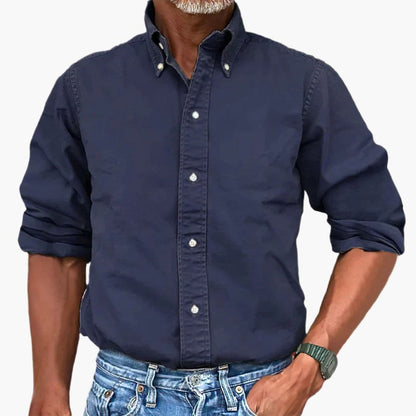 Montarello Vintage Wash Long Sleeve Shirt Men's