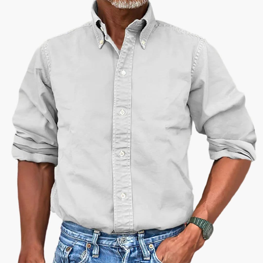 Montarello Vintage Wash Long Sleeve Shirt Men's