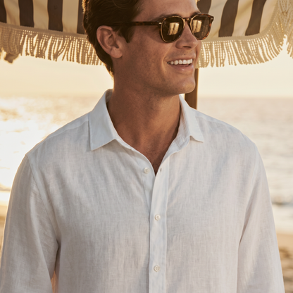 Montarello Men's Linen-Look Shirt