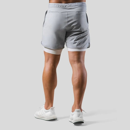 Montarello Men's 2-in-1 Gym Shorts