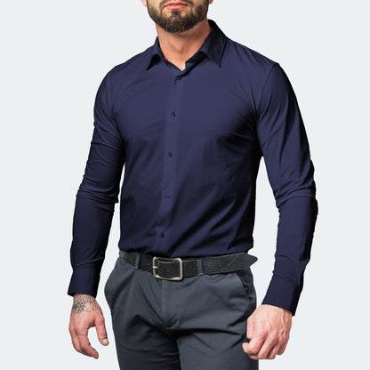 Montarello Men’s Stretch Non-Iron Performance Shirt