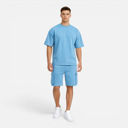 Ensemble t-shirt oversize et short cargo pour homme Montarello